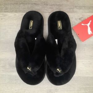 Puma Faux Fur Sandals